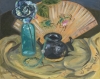 Still Life-Black Pot and Fan